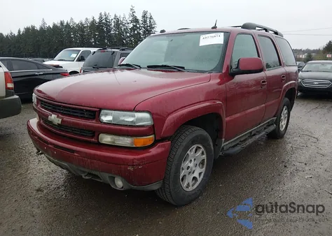2005 Chevrolet Tahoe Z71 из США, поврежденный, VIN 1GNEK13T35R268563